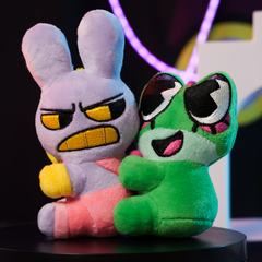 Jax & Ribbit Magnetic Plush Keychains