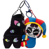Pomni & Abstraction Magnetic Plush Keychains