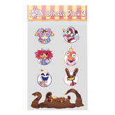 Digital Circus Sticker Pack 2