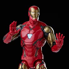 Marvel Hasbro Legends Series 6-inch Scale Action Figure 2-Pack Toy Iron Man Mark 85 vs. Thanos, Infinity Saga character, Premium Design, 2 Figures and 15 Accessories