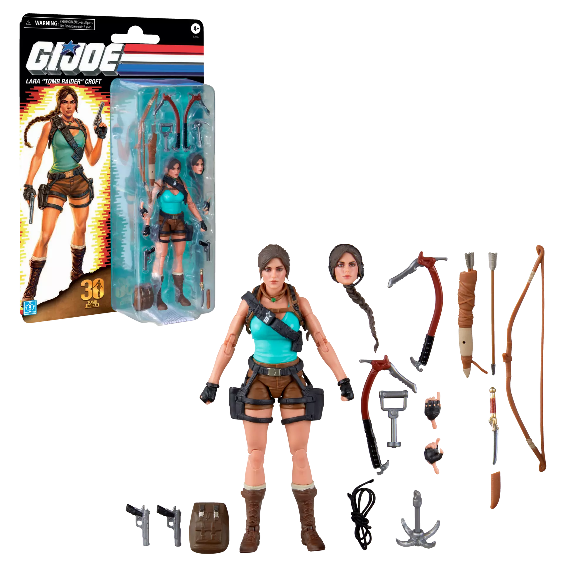 G.I. Joe Classified Series Retro Cardback Lara Croft Tomb Raider Action Figure