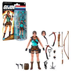 G.I. Joe Classified Series Retro Cardback Lara Croft Tomb Raider Action Figure