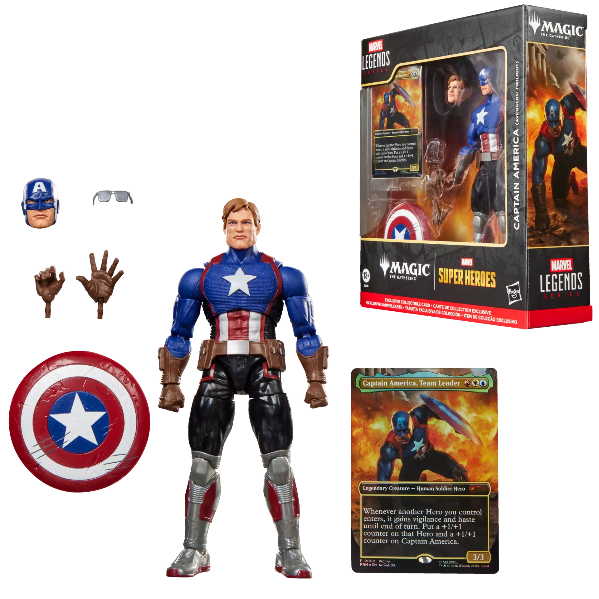 Marvel Legends Series Marvel Super Heroes Magic: The Gathering Captain America (Avengers: Twilight)