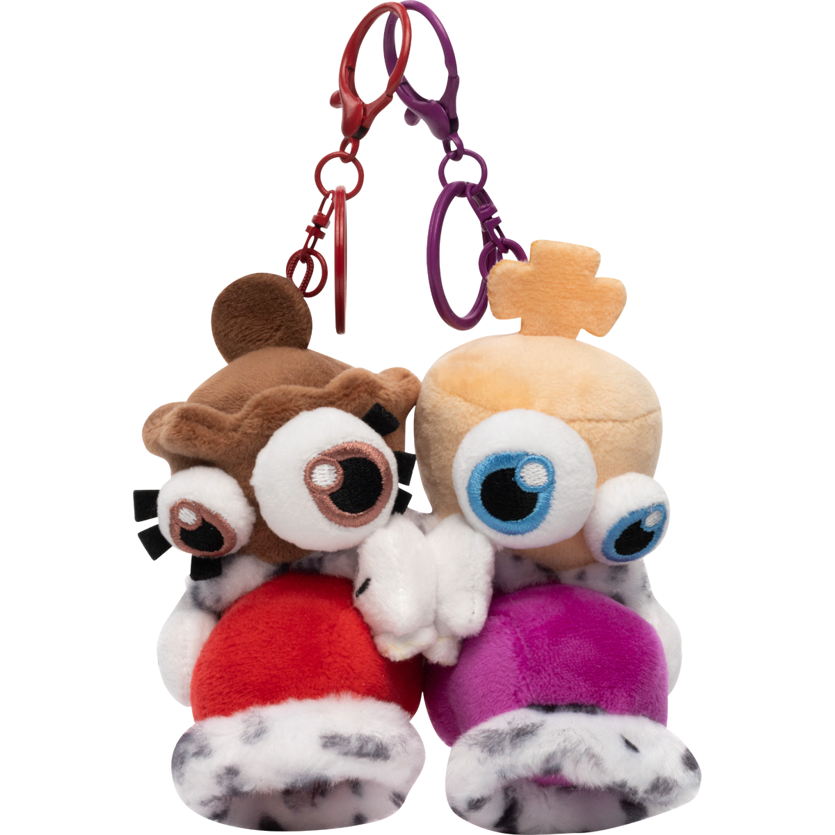 Kinger & Queenie Magnetic Plush Keychains