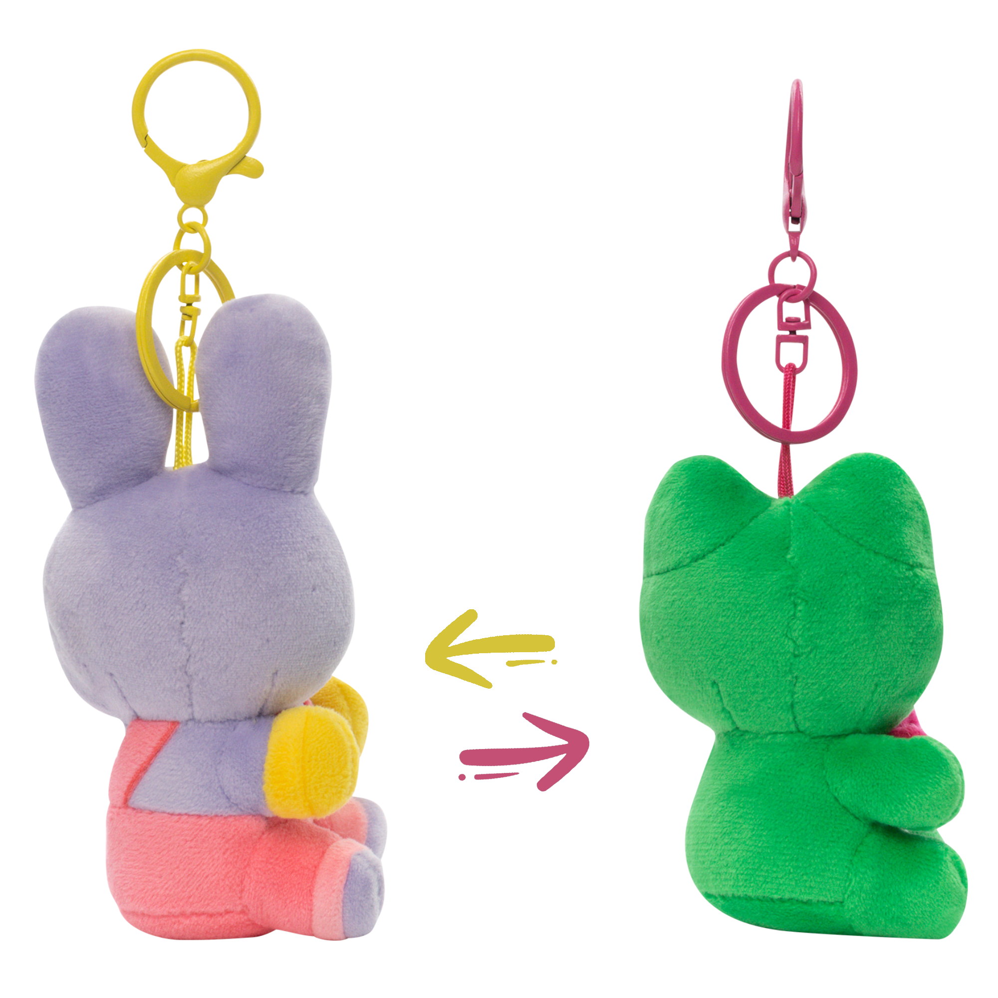 Jax & Ribbit Magnetic Plush Keychains
